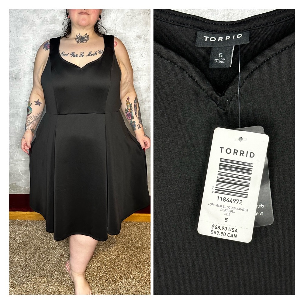 🖤 Mini scuba skater dress 🖤